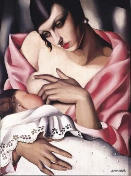 maternidad 1928 contemporánea Tamara de Lempicka Pinturas al óleo